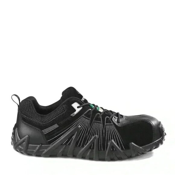 Terra Men's Safety Shoes Spider X Low Cut Athletic Work Black/Silver Size 9.5 - Picture 2 of 16